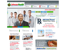 Tablet Screenshot of johnsonhealth.com